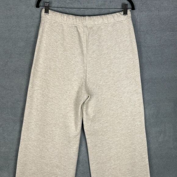 OGL Pants Womens Large Tan Wide Leg Pullon Comfort Stretch Minimalist Neutral - Picture 4 of 13